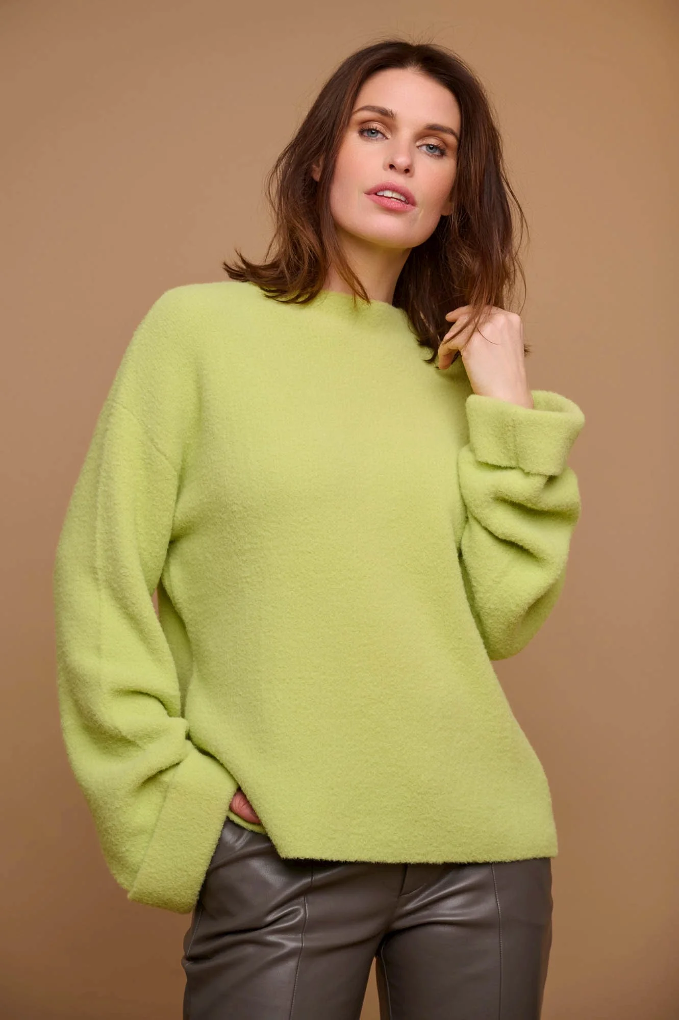 Lime clearance green jumper