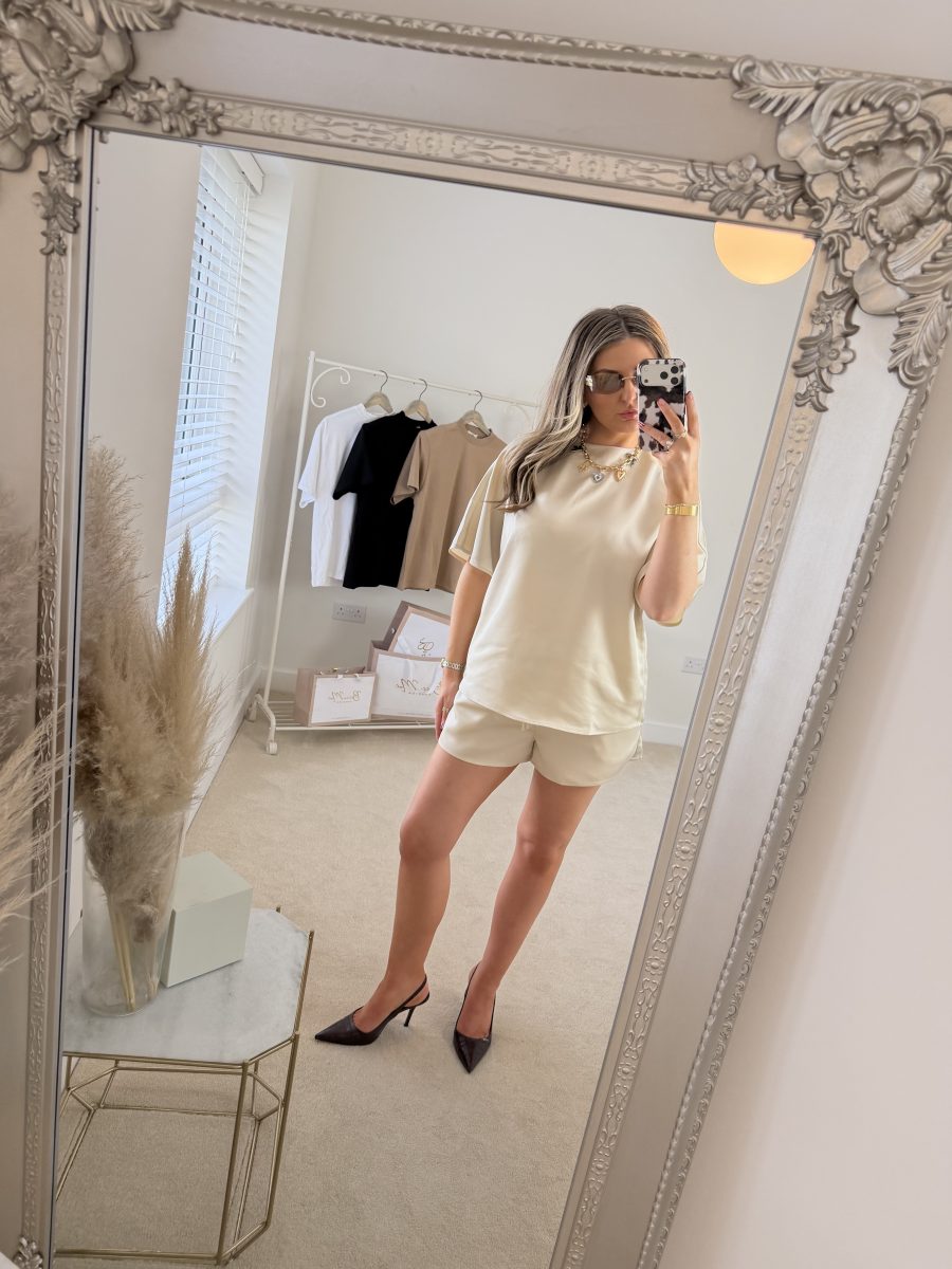 Breya Shorts Oyster - Beccamac